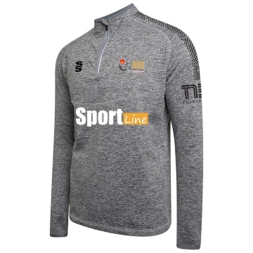 Auz Academy 1/4 Zip Dual Performance Top :  Marl